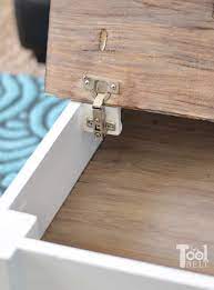 Coffee tables get things placed on them (sometimes hot things), liquids and food occasionally spilled on them, and are frequently subject to fairly sharp blows. Farmhouse Coffee Table With Hidden Storage Her Tool Belt