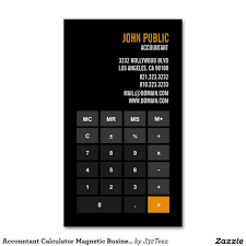 Accountant Calculator Magnetic Business Cards Magnetic Business Cards Pack Of 25 Business Cards Creative Unique Business Cards Design Magnetic Business Cards