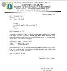 Ajukan pertanyaan tentang tugas sekolahmu. Tolong Berikan Contoh Surat Resmi Dinas Brainly Co Id