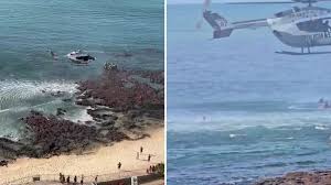 Homem é capturado dentro do mar enquanto fugia da polícia na Beira-Mar
