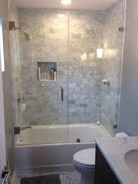 Enchanting Frameless Glass Shower Door For Shower Small Bathroom Ideas Simple Shower For Small Bathroom Remodel Shower Bathroom Design Small Bathrooms Remodel