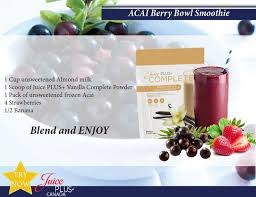Acai Berry Bowl Smoothie Made With Juice Plus Complete Protein Shake Mix Which Packs The Punch Of 25 Whole Juice Plus Complete Juice Plus Plant Based Nutrition