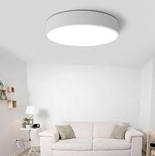 Ayaya Badlampe Deckenleuchte Deckenlampe Wei Flache Led Decke Farbwechsel Dimmbar Modern Mit Fernbedien Schlafzimmer Lampe Led Wohnzimmerlampe Deckenlampe Weiss