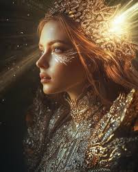 Ángel con una espada en la oscuridad