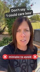 "I could care less" or "I couldn't care less?" #English #vocabulary