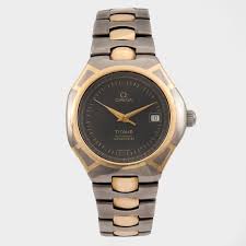 (tie) a hero and compartment no. Omega Seamaster Titane 120 M Chronometer Wristwatch 39 5 Mm Bukowskis