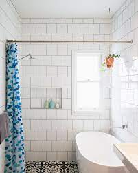 Ideas for making a small bathroom look bigger or creating more space in a small bathroom. 17 Before And After Small Bathroom Makeovers