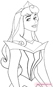 Princess Aurora Coloring Page Coloring Pages Sketches Drawings