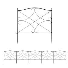 Experienced individual with 3 plus. Zimtown Garden Fence Outdoor Rustproof Metal Landscape Wire Fencing Folding Wire Patio Fences Flower Bed Animal Dogs Barrier Border Edge Section 24x24 Walmart Com Walmart Com