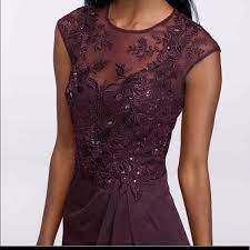 Emma Street Dresses Emma Street Mother Of The Bride Dress In Eggplant Poshmark
