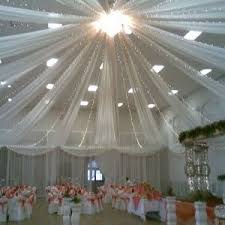 Decorating Ideas Using Tulle How To Decorate A Wedding Reception Tips To Decorate A Wedding Ceiling Wedding Reception Decorations Wedding Reception Rooms