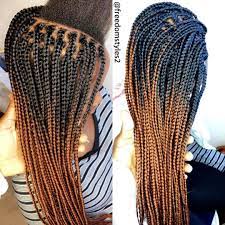 See This Instagram Photo By Freedomstyles2 334 Likes Blonde Box Braids Jumbo Braiding Hair Kanekalon Braiding Hair