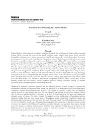 Vokal /e/ dibaca seperti huruf e dalam kata setara sedangkan vokal… Pdf Stratifikasi Sosial Ondhag Basa Bahasa Madura