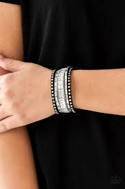 Black And Gold Wrap Bracelet Paparazzi Rock Star Rocker Black Paparazzi Rhinestone Wrap Bracelet Marci Yoseph Rocker Bracelet Black Wrap Bracelets Black Bracelets