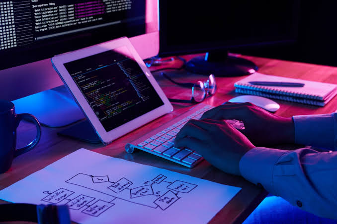 Design of a modern website