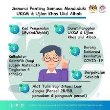 Ke mrsm parit hari ini menemani anak mengambil ujian ukkm untuk kemasukan ke tingkatan 1. Ujian Kecenderungan Kemasukan Mrsm Ukkm Tahun 2020 Ajumohit In 2021 Daily Activities Activities Person