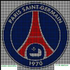 grille gratuite le logo du psg blog de 7 a la maison point croix tricot grilles gratuites pixel art pokemon broderie livres coloriage histoire bible pour enfants