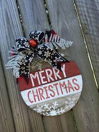 Ornament Wall Decorornament Door Hangerornament Etsy Christmas Door Christmas Wreaths Christmas Door Hanger