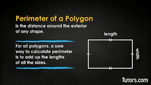 Plug the perimeter and the length into the formula and solve for the width. How To Find The Perimeter Of A Polygon Video Examples