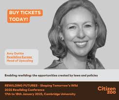 We are thrilled to introduce Amy Duthie, Head of Upscaling at Rewilding…