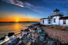The park sits on 50 acres (20 ha) of land off of everett boulevard, near the proposed interstate 69. Discovery Park Lighthouse By Jason Hoover Seattle Vacation Hdr Photography Lighthouse