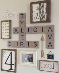 710 Beautiful Farmhouse Home Decor Collections 75 Best Ideas Scrabble Tile Wall Art Scrabble Tiles Wall Decor