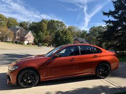 Sunsetsleeper S 2020 M340xi Sunset Orange Metallic W Full Factory M Performance Kit G20 Bmw 3 Series Forum