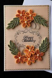 4th, stick the yellow quilling paper bead to the flower to. Quilled Birthday Card Paper Quilling Cards Quilling Cards Quilling Designs