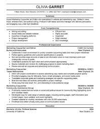 Writing a resume with no experience may seem impossible, but let us share just because you don't have existing skills that are relevant to the job or experience in a traditional work setting doesn't mean you can't craft a convincing first job resume. Copywriter And Editor Examples No Experience Resumes Livecareer