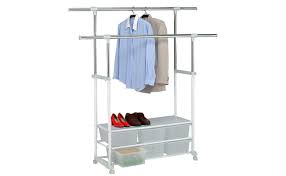 Check out best deals on portable clothes racks and get one for your home today. Clothes Holder With Storage Cabinet Mobile Clothes Rack Rolling Clothes Stand Product Orbit