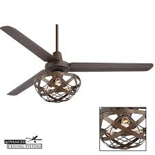 Here, your favorite looks cost less than you thought possible. 7 Rustic Industrial Ceiling Fans With Cage Lights You Ll Love Advanced Ceiling Systems