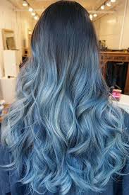 Brown blue ombre hair color. Brown And Blue Hair Ombre Novocom Top