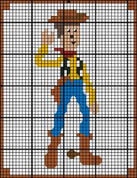 Toy Story Woody Granny Square Crochet Pattern