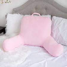 sweet home micro plush back support w arms bed rest pillow lounger cushion walmart com bed rest pillow bed backrest bed rest