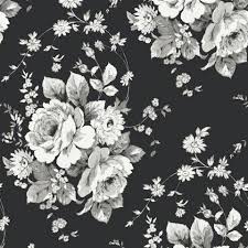 Check spelling or type a new query. Fh4088 Black Grey Heritage Rose Floral Wallpaper