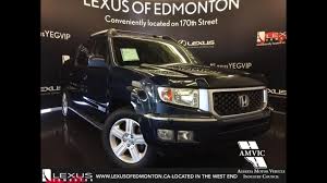 Total payload capacity make small work of big jobs. Used 2011 Dark Blue Honda Ridgeline 4wd Crew Cab Ex L W Navi In Depth Review Slave Lake Alberta Youtube