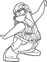Cool Club Penguin Fight Coloring Page Club Penguin Coloring Pages Boy Coloring