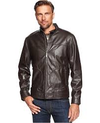 Tasso Elba Jacket Lightweight Leather Jacket Coats Jackets Men Macy S Leather Jacket Men Lightweight Leather Jacket Leather Jacket