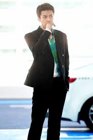 Xiumin, suho, lay, baekhyun, chen, chanyeol, d.o., kai and sehun.the band was formed by sm entertainment in 2011 and debuted in 2012. Exo S Sehun Dressed Like A Business Man At Incheon Airport Inkistyle