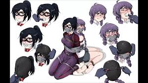 3D animation of bondage conditioning for a big-titted milf