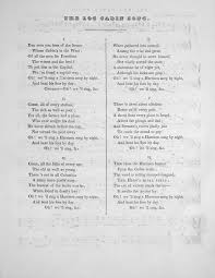 Which poem would that be? 004 075 The Log Cabin Song Levy Music Collection