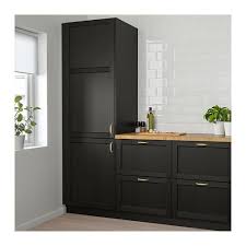 Lerhyttan Door Black Stained 24x60 Ikea Kitchen Remodel Small Kitchen Shelf Decor Kitchen Trends