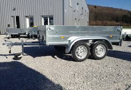 63 cmtimon galvanisé en v roue. Remorque 2 Essieux Erde Expert Ptac 500 750 Kg