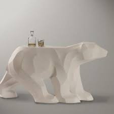The Canadian Design Resource Walking Bear Table Bear Decor Table Chalet Design