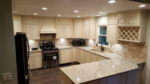 We ended up going with maple cabinets and a custom stain. New Kitchen In Merriam New Kitchen Kitchen Remodel Semi Custom Cabinets