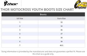 Thor Youth Size Chart Fxtradingcharts Com