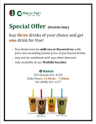 This is coffee or tea?'s third location. Coffee Or Tea Waikiki Home Facebook