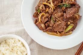 How to make bulgogi easily at home. Korean Soy Sauce Pork Bulgogi Korean Hostel In Spain Chopsticks And Flour