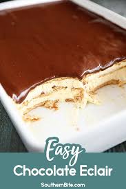 Pam Walker S Easy Chocolate Eclair Easy Chocolate Desserts Desserts With Few Ingredients Chocolate Eclair Recipe