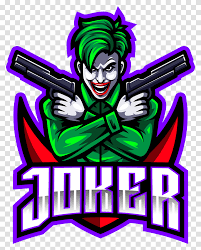 Joker Gunners Esport Mascot Logo Design Joker Gaming Logo Hd Advertisement Poster Flyer Paper Transparent Png Pngset Com